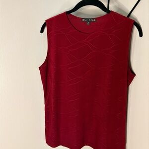 Suzie In The City Vibrant Red Tank Top